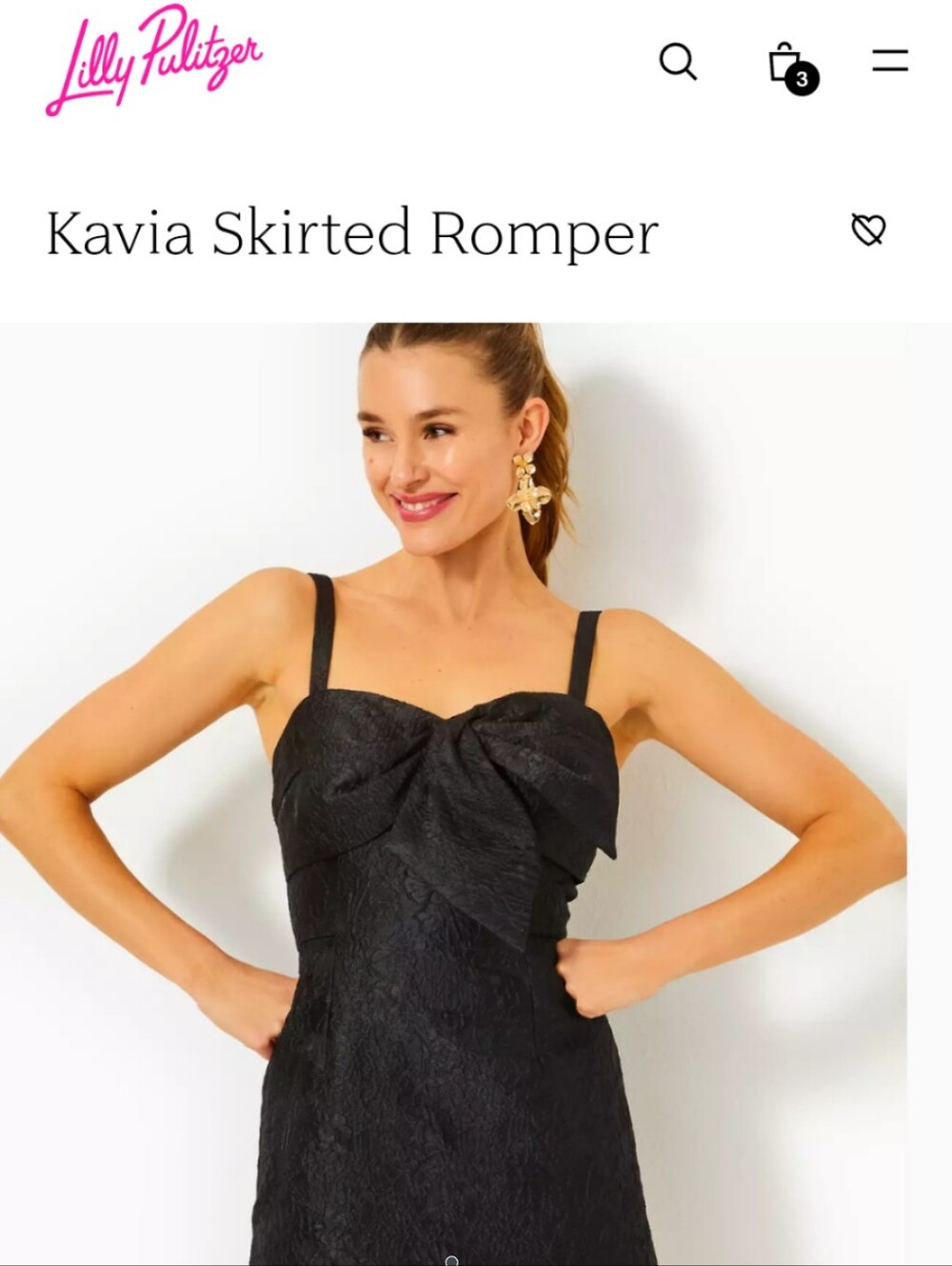 Lily Pulitzer Kavia Skirted Romper